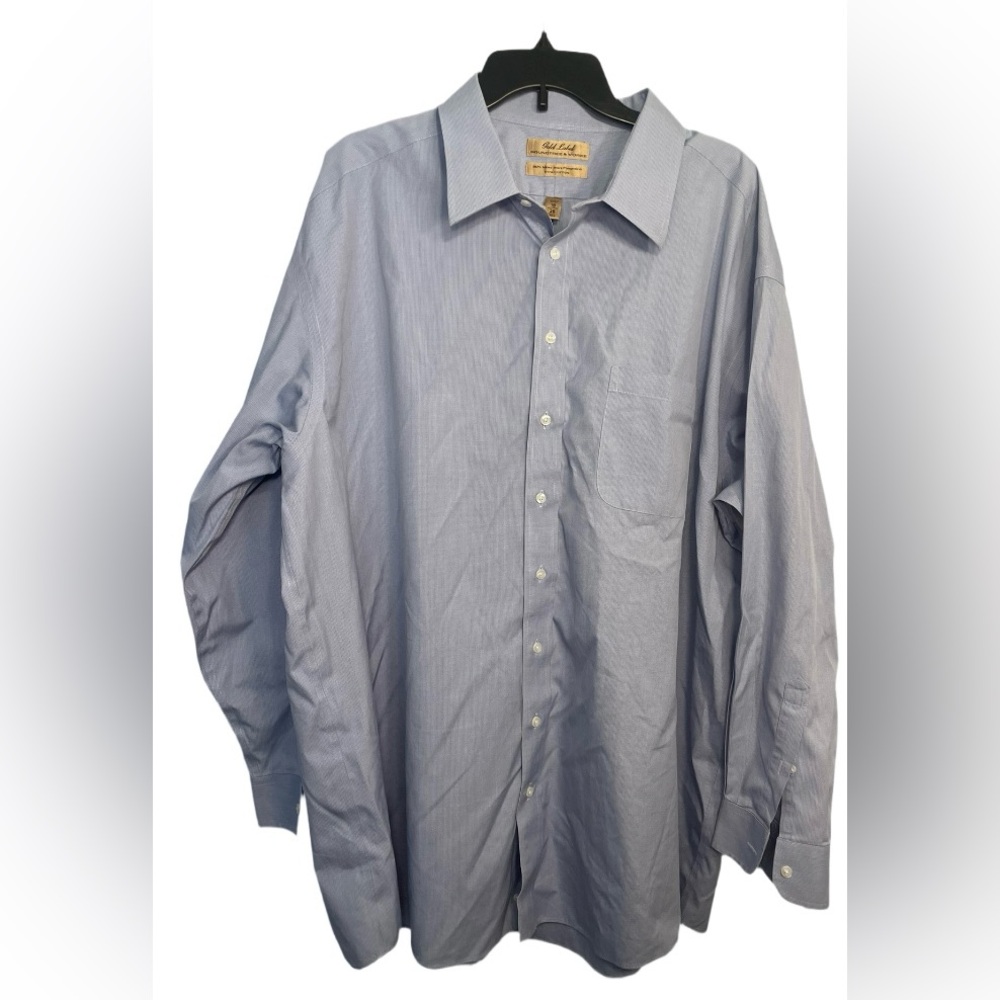 Roundtree & Yorke Gold Label Light Blue Shirt